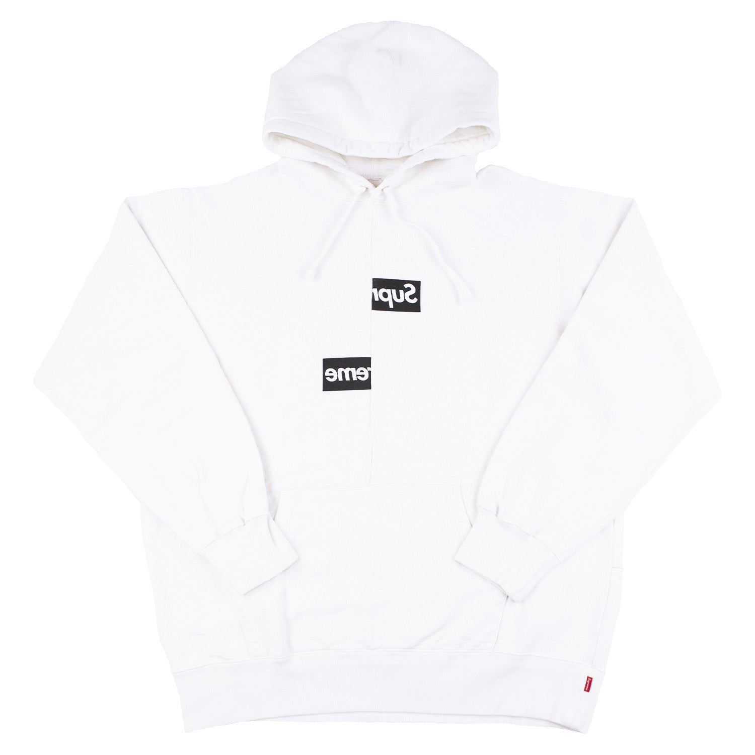 Supreme cdg hoodie clearance sizing