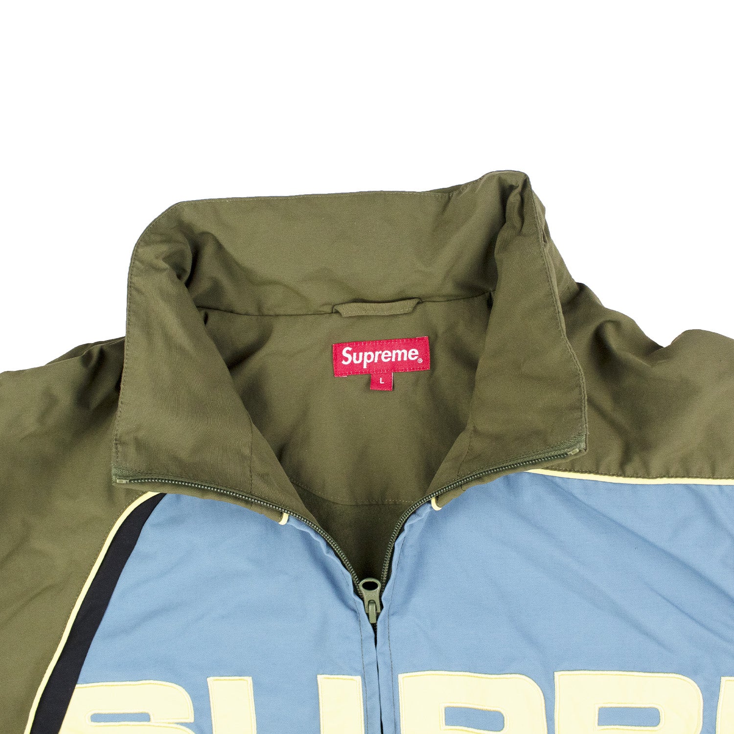 Supreme S Paneled Track Jacket Black, 56% OFF