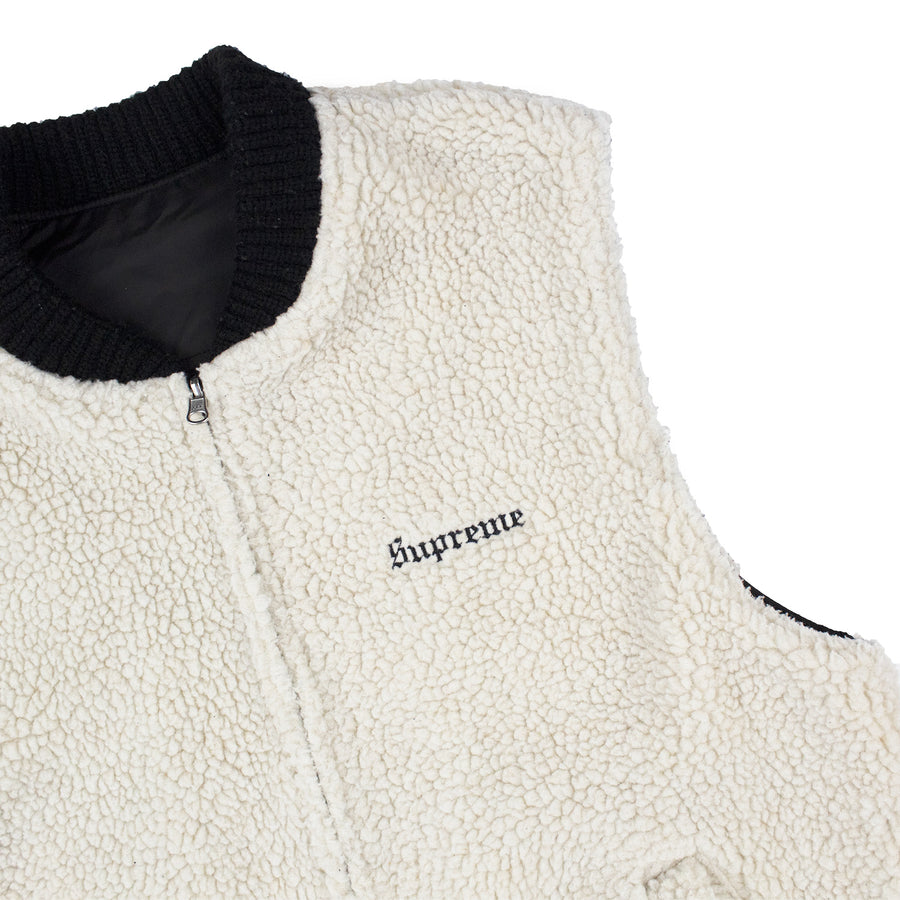 Supreme Sherpa Fleece Reversible Vest