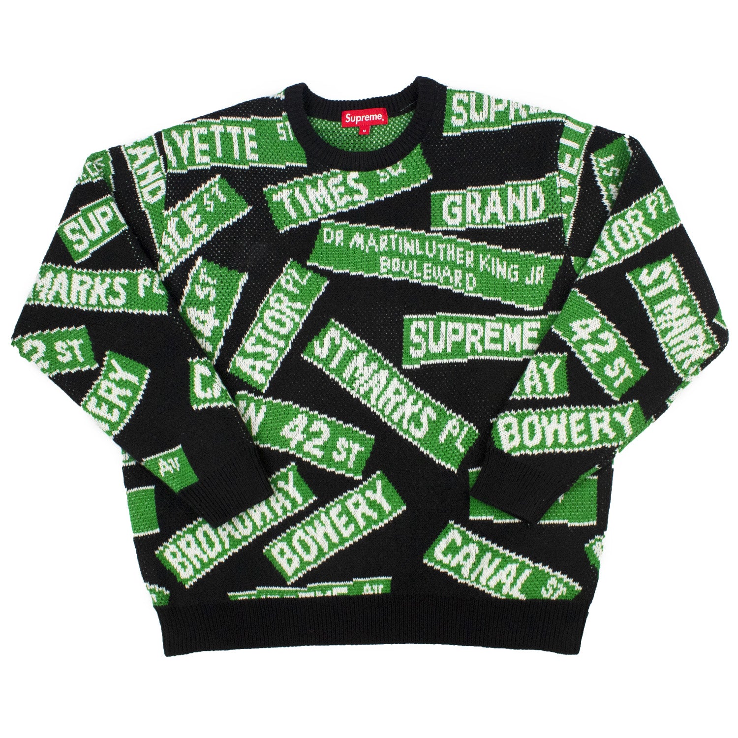 Supreme Street Signs Crewneck