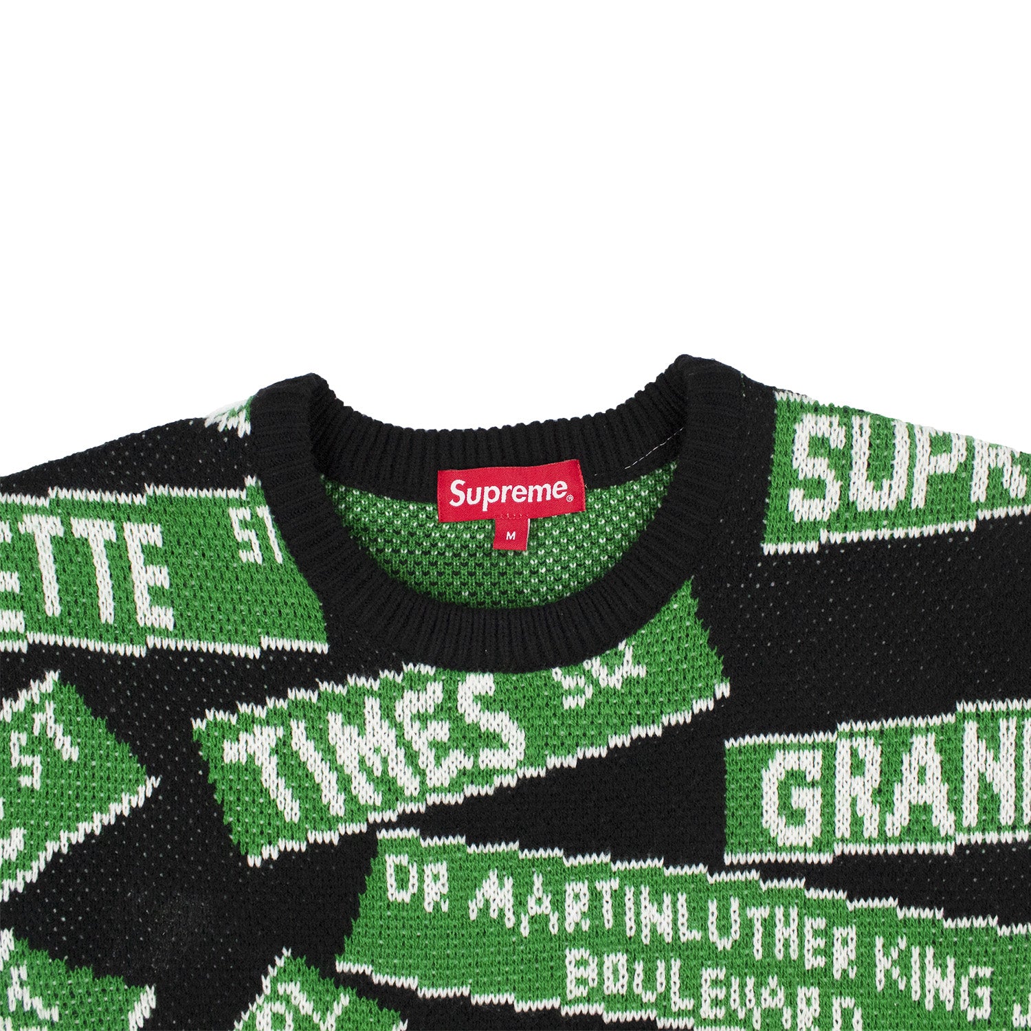 Supreme Street Signs Crewneck