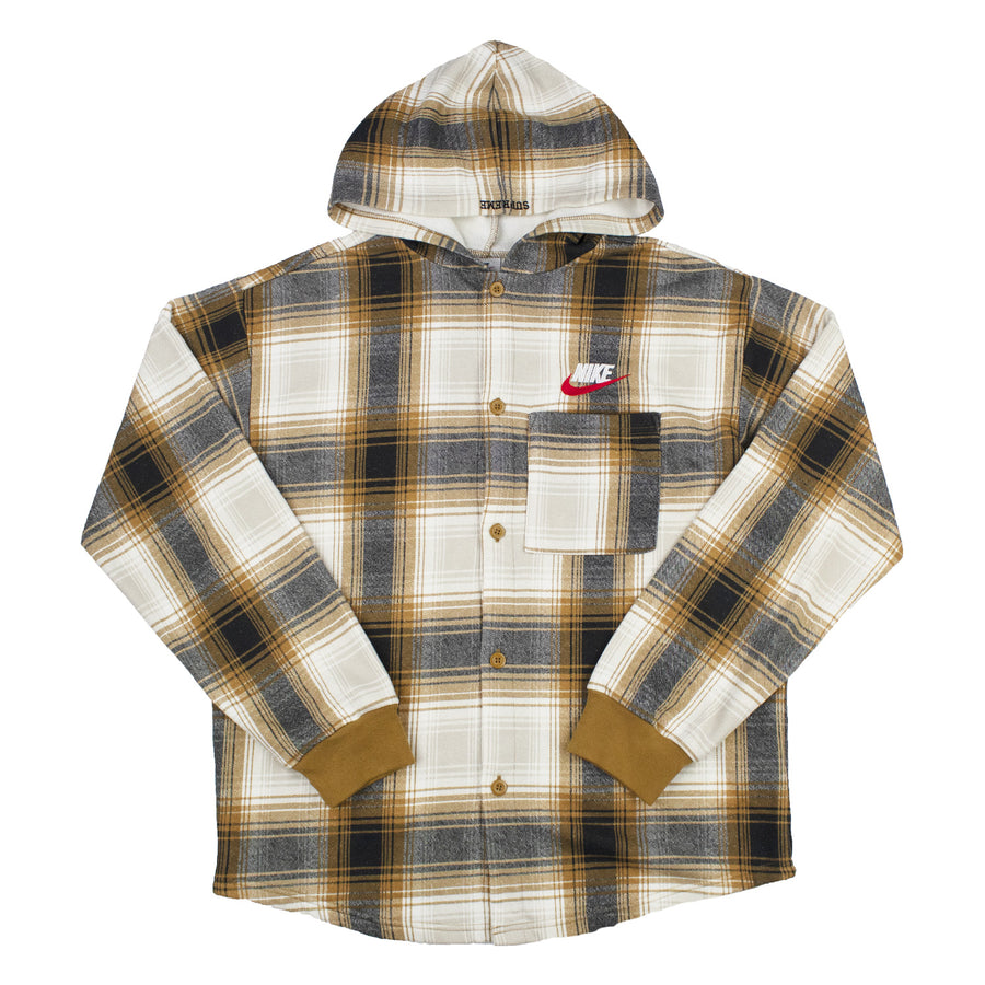 Nike supreme 2025 plaid hooded